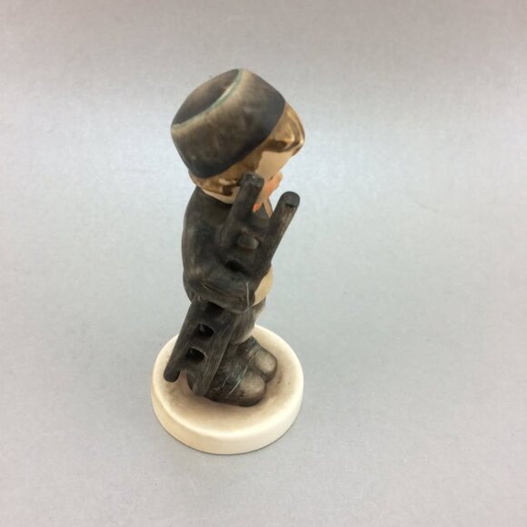 Vintage Hummel Porcelain Figurine Chimney Sweep Boy w Ladder TMK4 West Germany - Picture 3 of 10